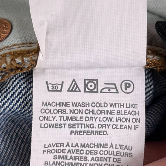 J Crew Slim Mid Rise Broken In Boyfriend Jeans Light Blue Distressed Jeans Sz 26 - Picture 12 of 12